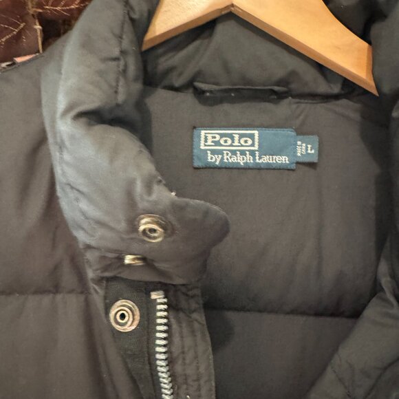 POLO by Ralph Lauren Designer Men’s Black DOWN Puffer Jacket - Picture 2 of 11